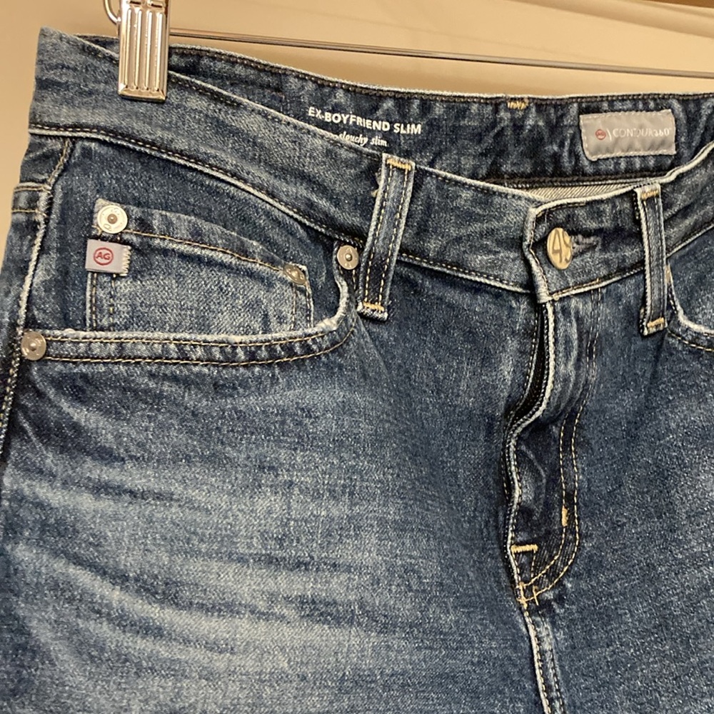 AG ex-boyfriend slouchy slim jeans size 26 - Picture 2 of 9